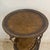 Vintage Three-tiered cast iron stand pedestal branch and leaf decor heavy piece
