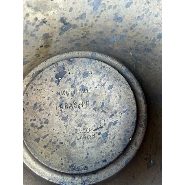 Metal 1960s Paolo Marini Laras Padova Brass Bud Vases Mid-Century Modern Italian Design Set For Sale - Image 7 of 14