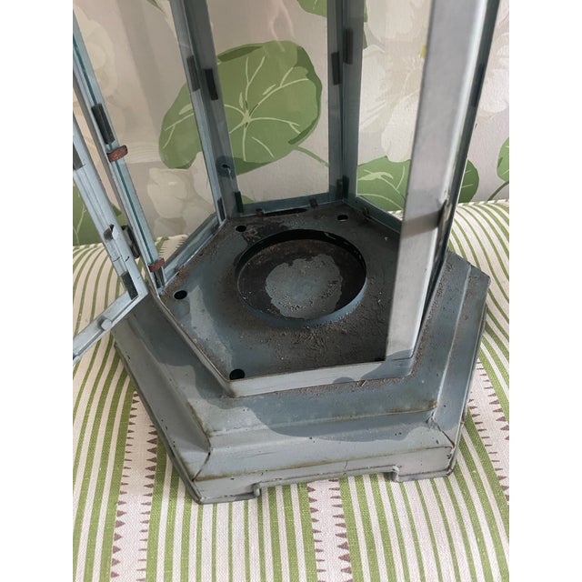 Pair Vintage Pagoda Candle Lanterns For Sale - Image 9 of 12