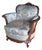Vintage Deconstructed Louis XVI Style Accent Armchair For Sale