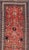 Tribal Kurdish Antique Runner in Vibrant Red Background and Multi-Tiered Border 3'3 X 14'1 For Sale - Image 3 of 12
