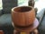 This large Dansk solid teak bowl was designed by Jens Quistgaard. The Dansk brand is noted on the bottom of the bowl. It...