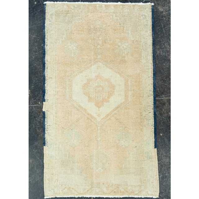 Brown Turkish Mini Rug Oriental Hand Knotted Vintage Rug 1'8" x 2'10" #20752 For Sale - Image 8 of 8