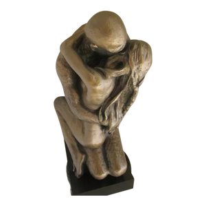 Austin Productions Bronze Sculpture After Rodin "Lover's Embrace" 1980's