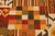 Orange 21st Century Contemporary Kilim Rug 4 '6'' X 6' 6''. For Sale - Image 8 of 11