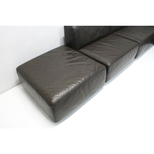 Leather Jeep Modular Sofa by Anita Schmidt for Durlet, 1970s, Set of 5 For Sale - Image 12 of 18