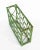1970s Vintage 1970s Boho Green Rattan 12-Bottle Wine Rack For Sale - Image 5 of 13