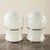 Metal Large Opaline Glass Table Lamps by Goffredo Reggiani for Reggiani, Italy, 1960s, Set of 2 For Sale - Image 7 of 11