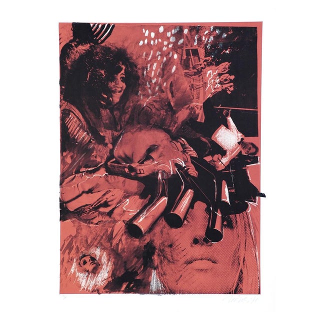 Nani Tedeschi, Women and Motor, Lithograph, 1971 For Sale
