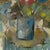 Id Century Modernist Floral Still Life Oil Painting by Marcel Mortier in Original Gold Leaf Frame For Sale - Image 13 of 17