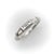 Modern Platinum Mid-Century Modern Diamond Baguette Ring Band, Size 6 For Sale - Image 3 of 10