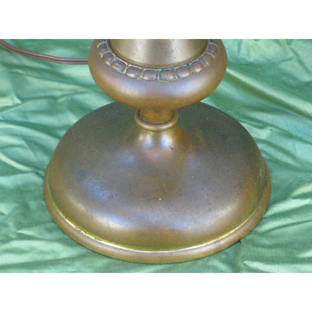 Early 20th Century Early 20th Century Tabe Lamp Arts & Crafts / Art Deco Brass For Sale - Image 5 of 9