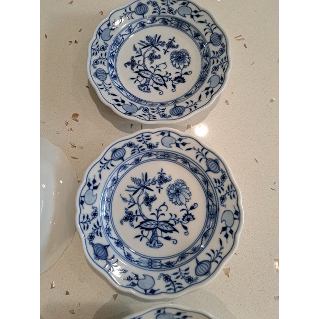 Ceramic 1900s Meissen Blue Onion Plates - Set of 11 For Sale - Image 7 of 10