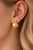 18k Gold Stud Earrings With Golden South Sea Pearls and Diamond Accents, Pair For Sale - Image 11 of 11