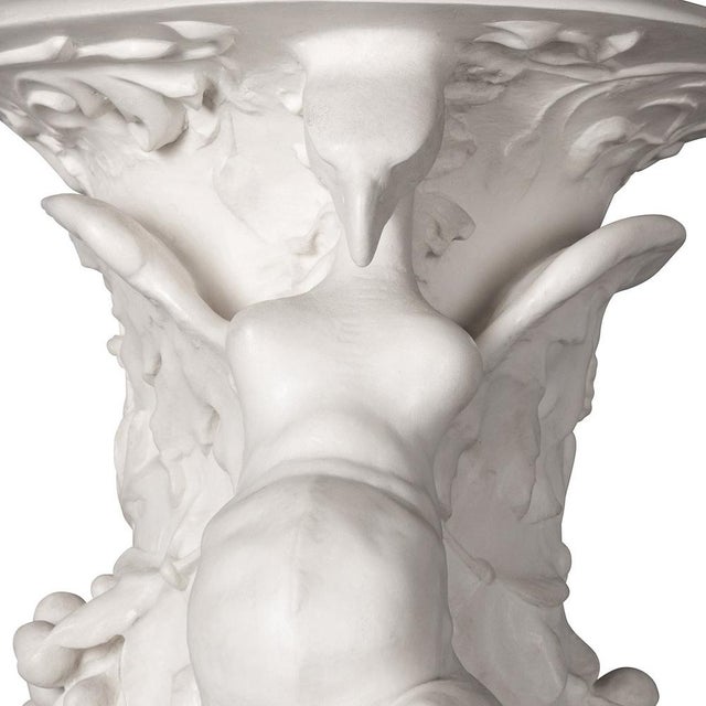 Italian Marble Vase Decorated with Eagle, 1890s For Sale - Image 17 of 18
