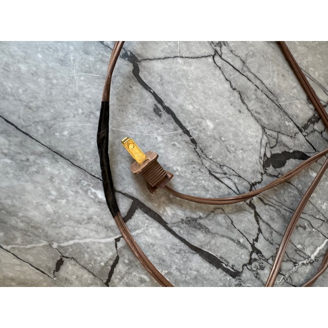 Blue 19th Century Porcelain Celadon Lamp With Scalloped Shade For Sale - Image 8 of 9