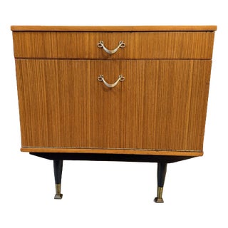 Mid-Century Italian Teak Commode For Sale