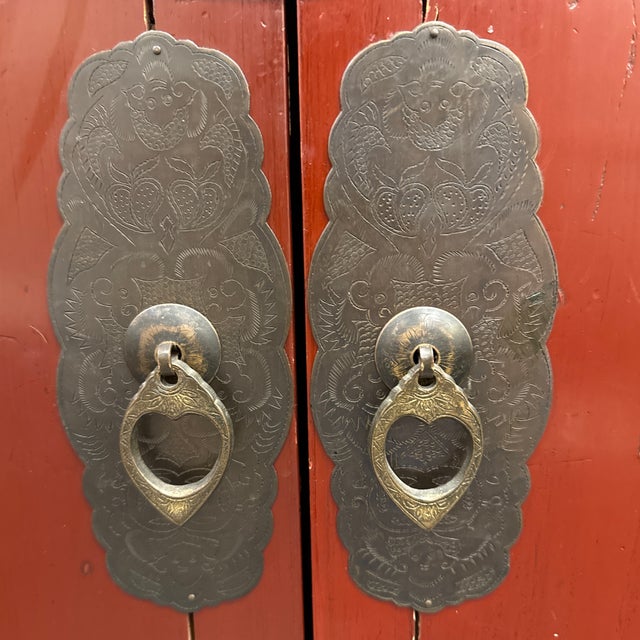 Vintage Chinese Wedding Cabinet For Sale - Image 11 of 12