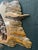 1980s Large Redwood Burl Live Edge Slab With 2 Carved Trees Wall Hanging Sculpture For Sale In Las Vegas - Image 6 of 12