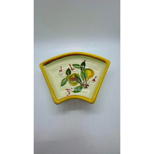 1990s 1990s M.O.D. Deruta “Frutta Mista” Antipasto Set - 7 Piece For Sale - Image 5 of 12