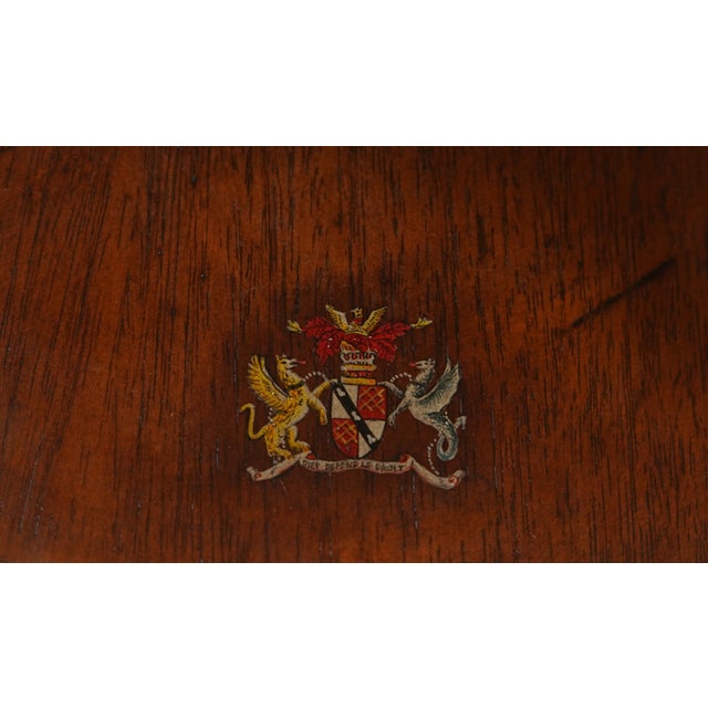 Theodore Alexander Althorp Mahogany and Brass Two-Tier Dumbwaiter Table For Sale - Image 13 of 13