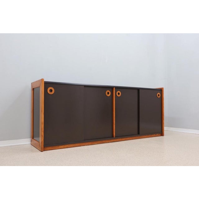 Vintage Postmodern Laminate and Wood Sideboard, 1970s For Sale - Image 4 of 15
