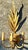 Vintage Regency Gilt Leaf Sconce - A Pair For Sale - Image 14 of 18