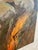 Boho Chic Vintage Panther Oil on Canvas For Sale - Image 3 of 9