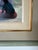Vintage Impressionist Figural Landscape Oil on Masonite Board - Framed For Sale - Image 9 of 11