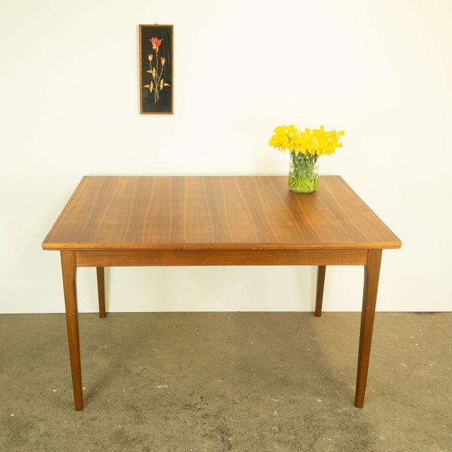 Extendable Dining Table in Walnut & Beech from Lübke, 1960s For Sale - Image 15 of 15