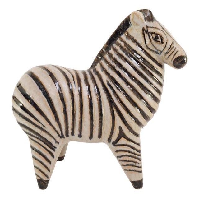 Zoo Zebra Figurine by Lisa Larson for Gustavsberg For Sale - Image 9 of 9