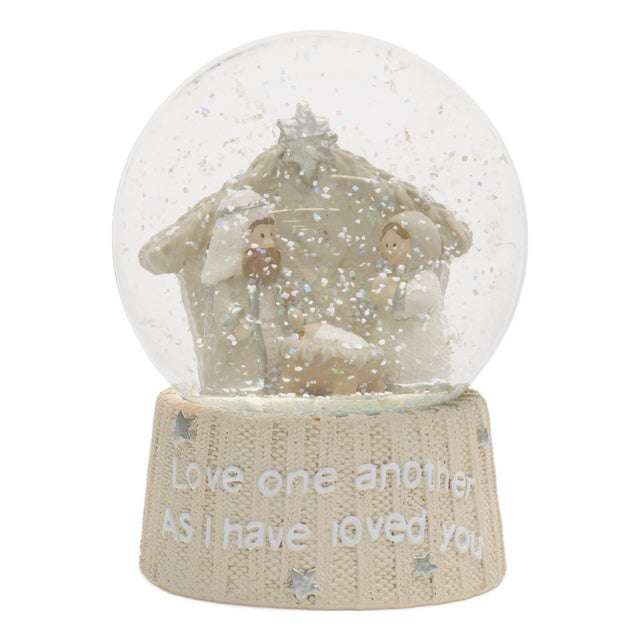 Holy Family Nativity Snow Globe For Sale