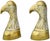 American Mid 20th Century Handmade Americana Brass-Art Eagle Bookends- A Pair For Sale - Image 3 of 8