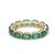 Natural 5.79 cts Zambian emerald band ring in 18k gold For Sale - Image 14 of 18