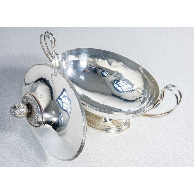 Tureen and Tray from Sheffield, 1800s, Set of 2 For Sale - Image 7 of 14