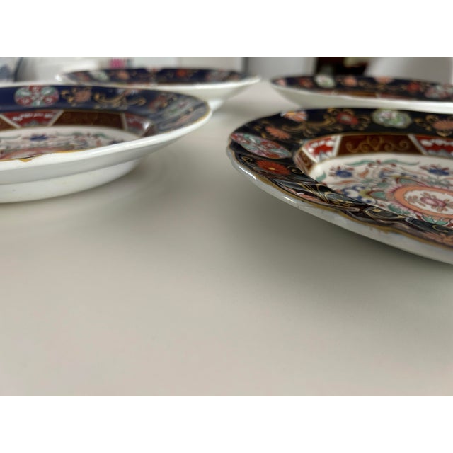 Ceramic Signed Antique Ashworth Bros Ironstone Bowls-B2828 Circa 1860, Set of 4 For Sale - Image 7 of 11