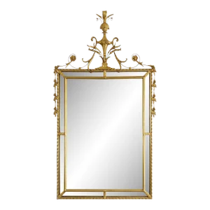 Substantial Vintage NeoClassical Regency Style Wall Mirror