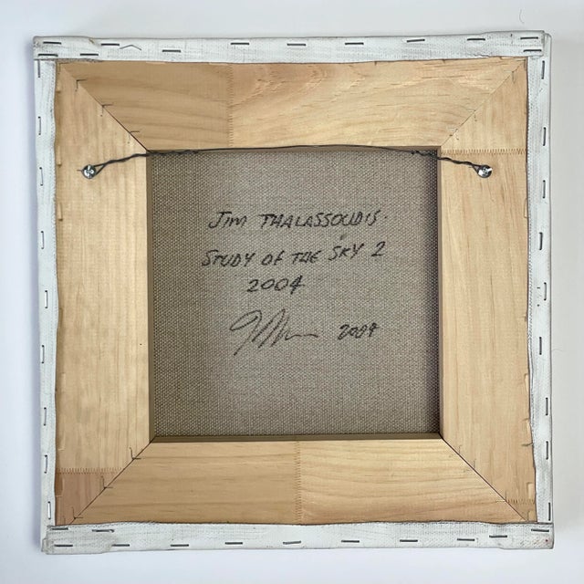 Jim Thalassoudis (Australian, B. 1962) Realist Landscape "Study of the Sky #2”, Signed (2004, Oil on Canvas) For Sale In Philadelphia - Image 6 of 7