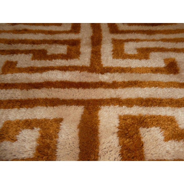 Beni Mrirt Blush and Copper Wool Runner 3' X 10' For Sale - Image 4 of 7