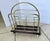Wood English Victorian Brass Wood Newspaper Magazine Rack For Sale - Image 7 of 18