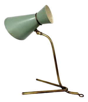 Mid-Century Brass Orientable Table or Wall Lamp from Stilnovo, 1950s