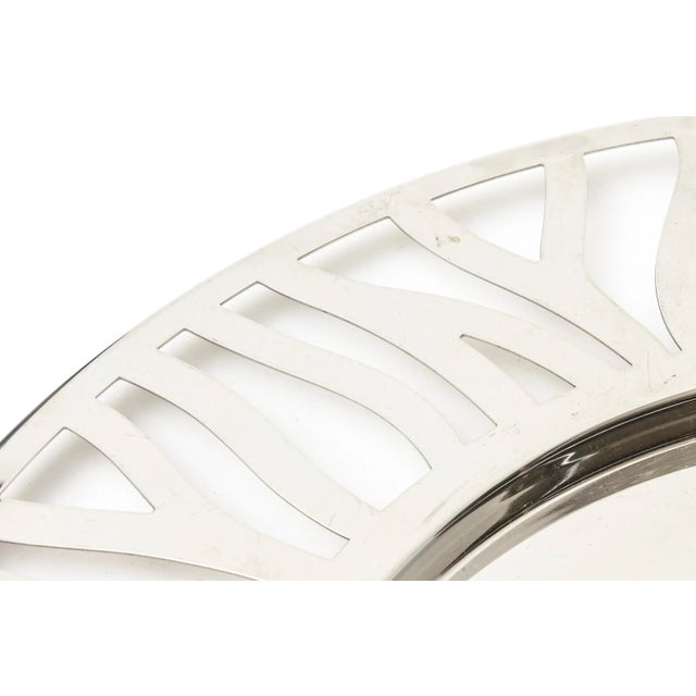 Alessi Vintage Alessi Stainless Steel Serving Tray 1980's For Sale - Image 4 of 11