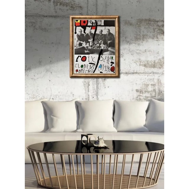 1980s Joan Miro, Sert, Miró, Foix, Llorens Artigas, 1980, Lithograph, Framed For Sale - Image 5 of 7