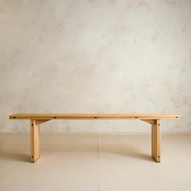 'La Barca' Foldable Ash Wood Console + Dining Table by Piero De Martini for Cassina, 1975 For Sale In Chicago - Image 6 of 14