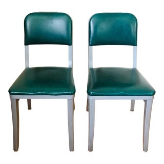 Vintage Steelcase Industrial Chairs - a Pair For Sale