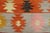 Textile Vintage Turkish Kilim Rug-5′2″ × 9′1″ For Sale - Image 7 of 13
