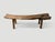 Contemporary Andrianna Shamaris Teak Wood Log Style Bench For Sale - Image 3 of 5