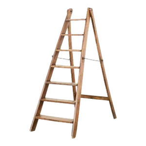 19th Century French Folding Library Step Ladder