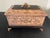 Wood Vintage Maitland-Smith Carved Decorative Box With Gilt Clasped Hands & Feet For Sale - Image 7 of 7