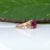 Metal 4.4Ct Madagascar Ruby Estate Ring With Earth-Mined Diamond Accents: 14k Gold, Size 6.75 For Sale - Image 7 of 9